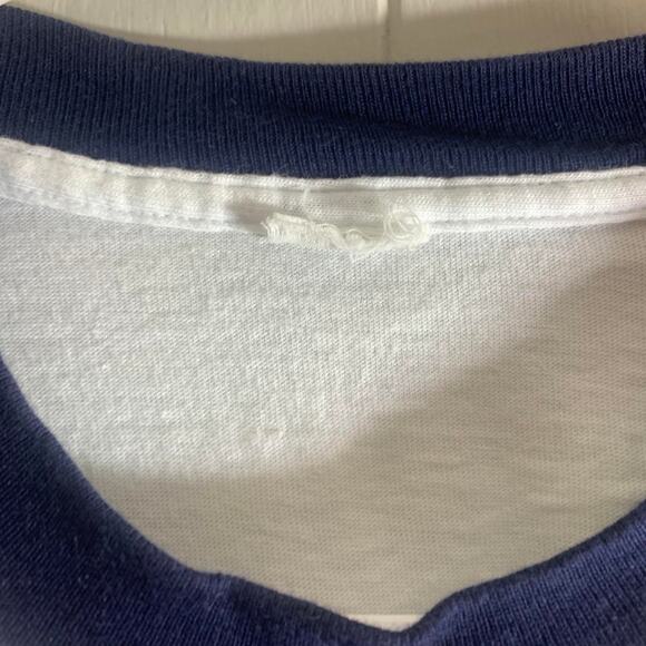 vintage 80’s THE WAITRESSES double sided single stitch ringer style tee shirt XL - Picture 3 of 7